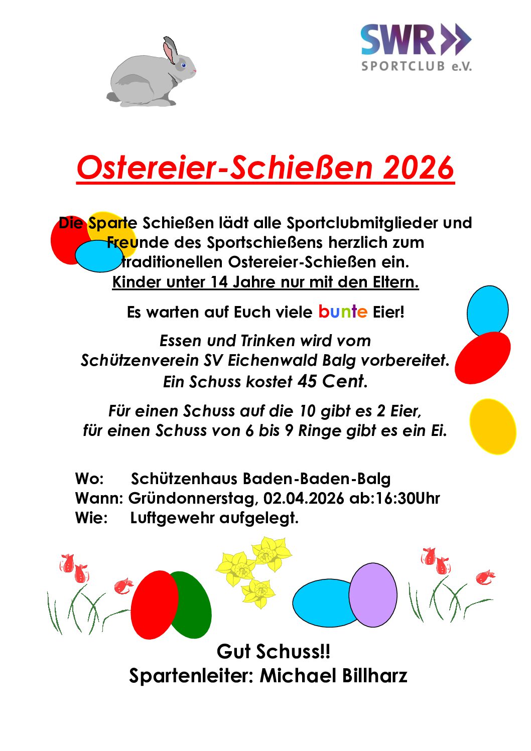 Ostereier-Schießen 2026 in BAD